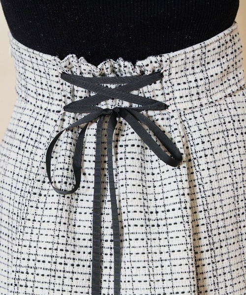 WILLSELECTION（ウィルセレクション）の「ツイードフレアスカート（スカート・レディース・ピンク/ブラック/ブルー/オフホワイト・FREE）」の21枚目の写真