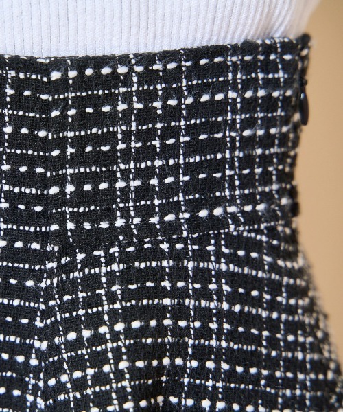 WILLSELECTION（ウィルセレクション）の「ツイードフレアスカート（スカート・レディース・ピンク/ブラック/ブルー/オフホワイト・FREE）」の20枚目の写真