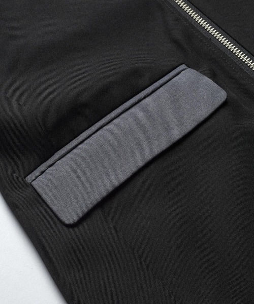 NO ID.（ノーアイディ）の「【NO ID.】Changing Zip 2B Chester Jacket / チェンジング ジップ 2ボタン チェスター ジャケット（チェスターコート・メンズ・その他23/ブラック・2/1）」の10枚目の写真