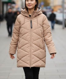 RUSTY（ラスティ）の「【RUSTY / ラスティー】レディースフェイクダウンキルトジャケット　エコダウン（カバーオール）」