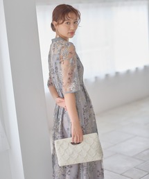 予約商品】レディースのドレス（ブルー・ネイビー/青色系