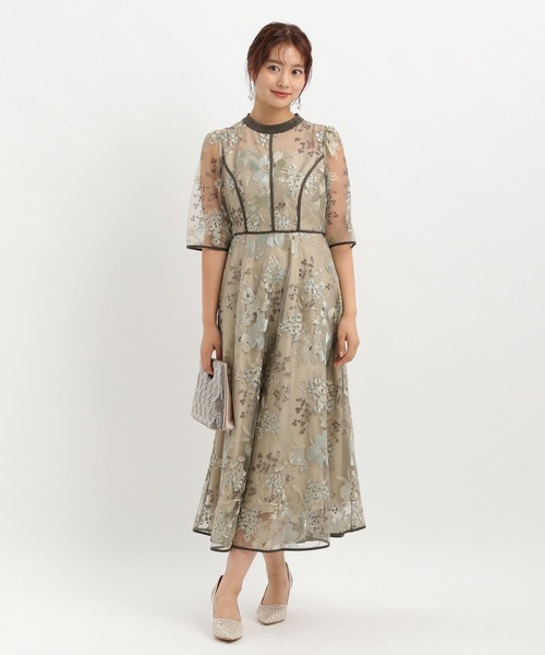 Andemiu（アンデミュウ）の「フラワーシシュウドレス601512（ドレス・レディース・ブラック/グリーン/ブルー・MEDIUM/LARGE）」の21枚目の写真