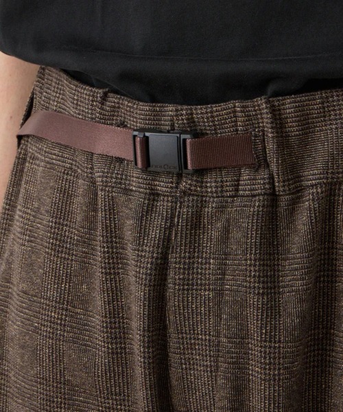 WHITE MOUNTAINEERING(ホワイトマウンテニアリング)の「【White Mountaineering/ホワイトマウンテニアリング】GLENCHECK SAROUEL PANTSGLENCHECK SAROUEL PANTS(その他パンツ・メンズ・チャコールグレー/ブラウン・2/3)」の9枚目の写真