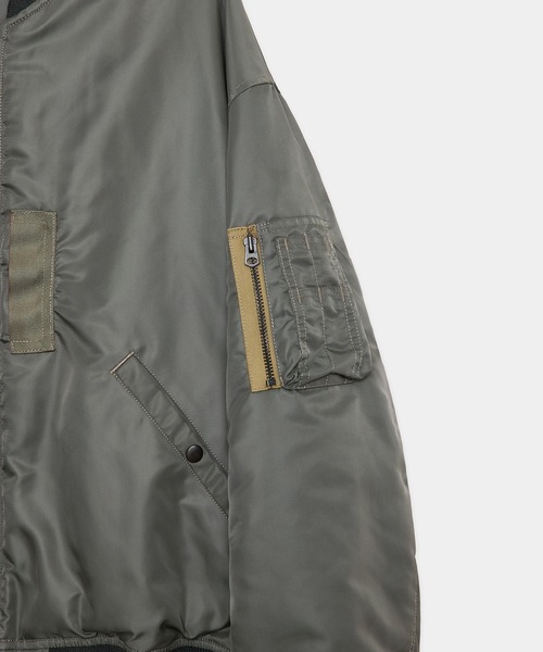markaware(マーカウェア)の「【markaware/marka】ナイロンツイル / MA-1(MA-1・メンズ・セージグリーン/ブラック・1/2)」の11枚目の写真