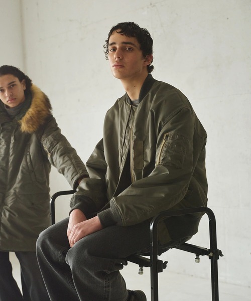 セール】【markaware/marka】ナイロンツイル / MA-1（MA-1