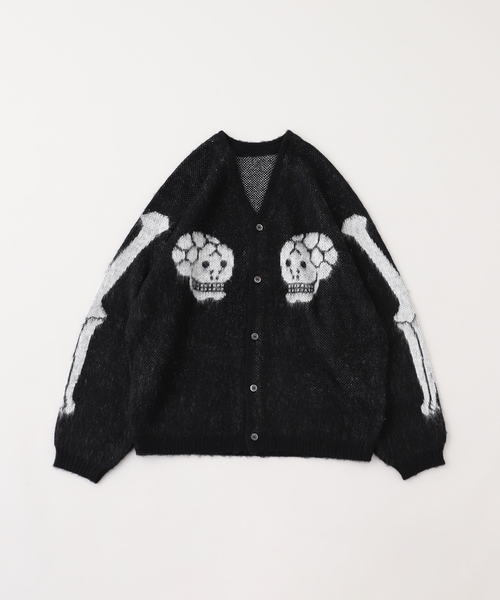 THRIFTY LOOK(スリフティールック)の「THRIFTY LOOK / スリフティ ルック Raglan Sleeve Logo Cardigan(カーディガン/ボレロ・メンズ・ブラック/ブラック系その他・MEDIUM/LARGE)」の9枚目の写真