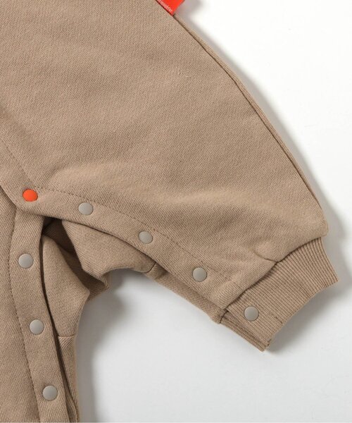 BREEZE（ブリーズ）の「【リンク】イロイロパッチカバーオール（ロンパース・キッズ・チャコール/レインボー/オフホワイト・60/70/80）」の16枚目の写真