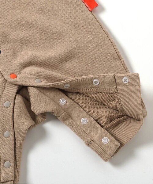 BREEZE（ブリーズ）の「【リンク】イロイロパッチカバーオール（ロンパース・キッズ・チャコール/レインボー/オフホワイト・60/70/80）」の17枚目の写真