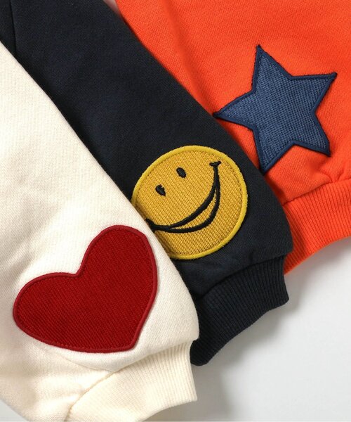 BREEZE（ブリーズ）の「【リンク】イロイロパッチカバーオール（ロンパース・キッズ・チャコール/レインボー/オフホワイト・60/70/80）」の18枚目の写真