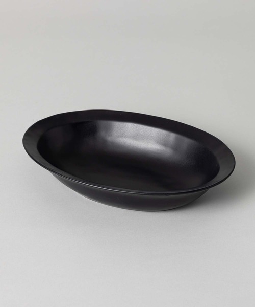 kuros'（クロス）の「【kuros'オリジナル】kuros'  Dinnig オーバルボウル 24cm（食器・レディース・ブラック/グレー・FREE）」の4枚目の写真