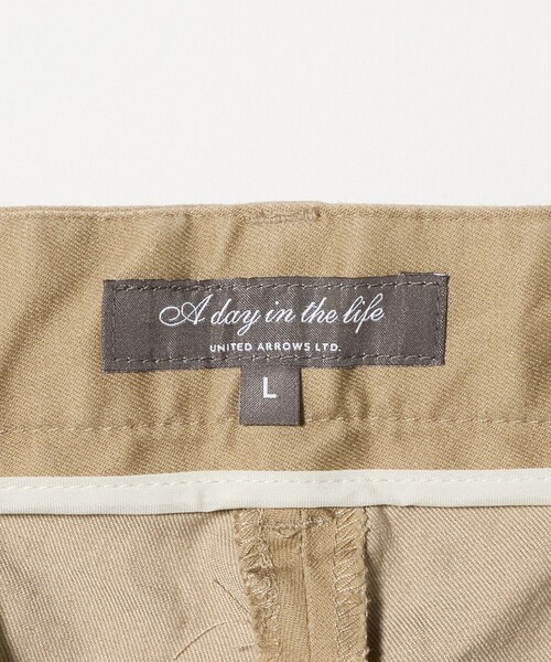 A DAY IN THE LIFE UNITED ARROWS(アデイインザライフユナイテッドアローズ)の「シャンブレー ツイル ノープリーツスラックス<A DAY IN THE LIFE>(スラックス・メンズ・ブラック/ベージュ/ネイビー・S/L/M/XL)」の10枚目の写真