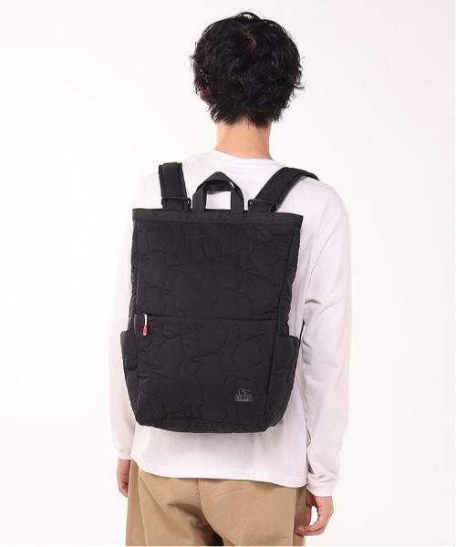 CHUMS（チャムス）の「【CHUMS/チャムス】 Boody Stitch Day Pack（バックパック/リュック・メンズ・ブラック・FREE）」の2枚目の写真