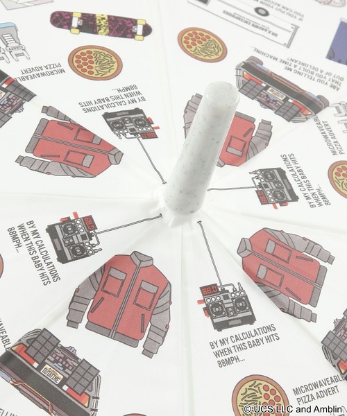 バック・トゥ・ザ・フューチャー】コラボ ビニール傘（長傘）｜niko