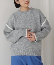配色デザインニット