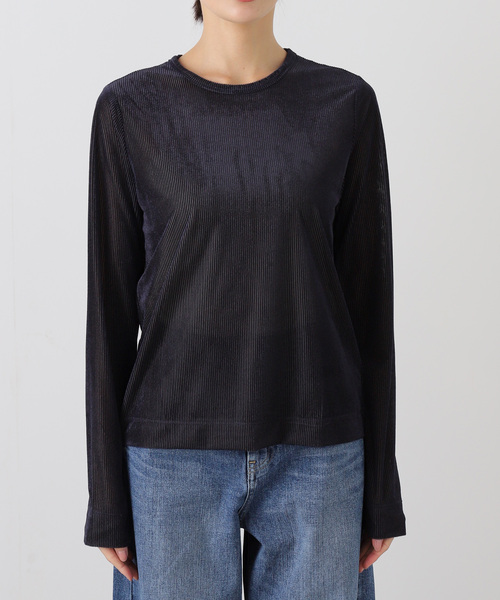 JOURNAL STANDARD(ジャーナルスタンダード)の「ハリヌキベロアプルオーバー(Tシャツ/カットソー・レディース・ピンク/ボルドー/ネイビー・FREE)」の12枚目の写真