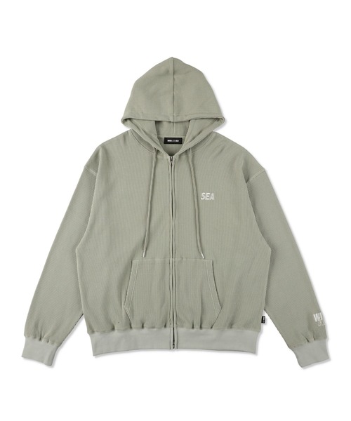Waffle Zip Up Sweatshirt（パーカー）｜WIND AND SEA（ウィンダンシー