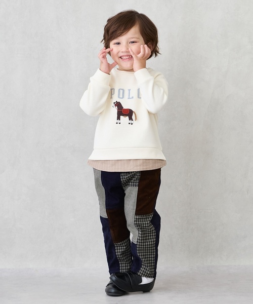 土日限定価格パッチワークパンツ　misha&puff 4y セール】パッチワークパンツ（その他パンツ）｜petit main