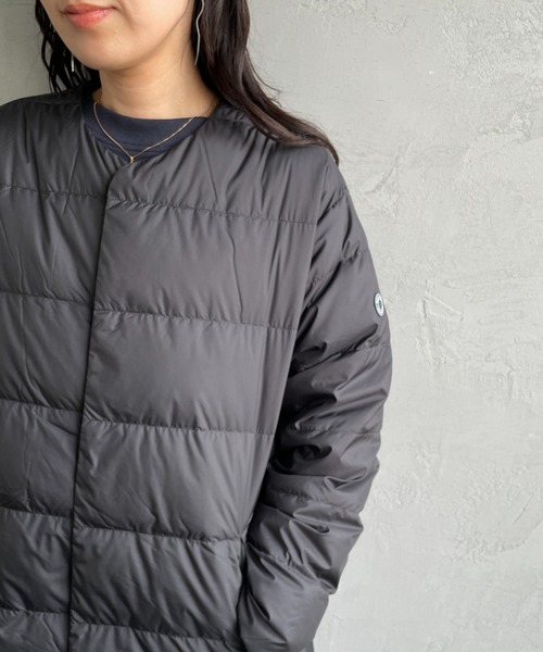 ORCIVAL（オーシバル）の「[ORCIVAL/オーシバル] ラウンドネック ロング ダウンコート（ダウンジャケット/コート・レディース・ブラック/オリーブ/キャメル・2）」の15枚目の写真