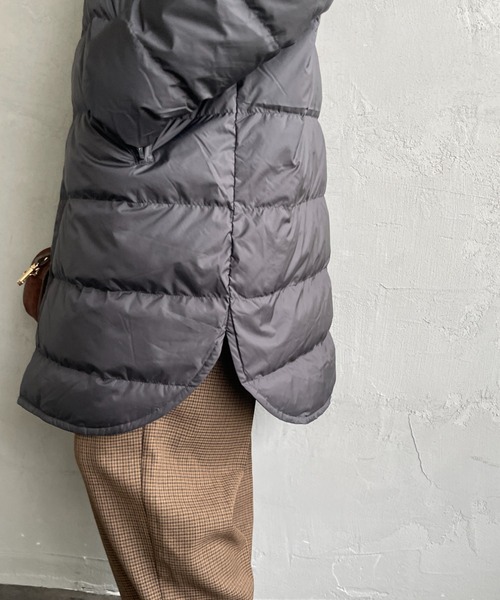 ORCIVAL（オーシバル）の「[ORCIVAL/オーシバル] ラウンドネック ロング ダウンコート（ダウンジャケット/コート・レディース・ブラック/オリーブ/キャメル・2）」の18枚目の写真