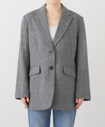 【IENAイエナ】グレージャケット イエナ IENA フラノジャケット （グレー） - ファッション通販