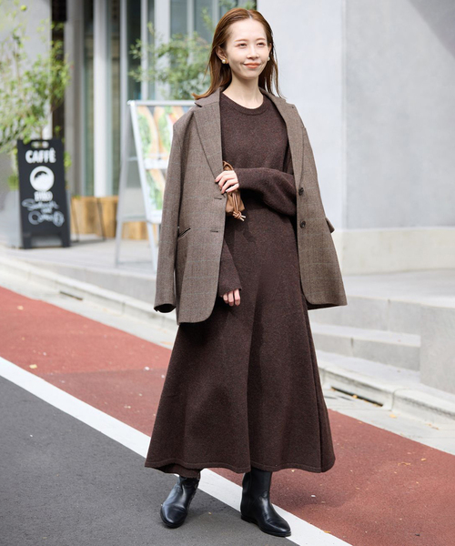 チェックBIGジャケット（テーラードジャケット）｜SLOBE IENA