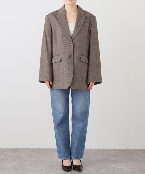 チェックBIGジャケット（テーラードジャケット）｜SLOBE IENA