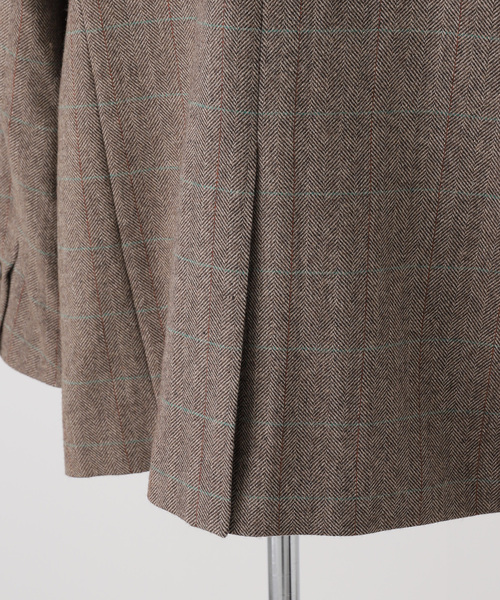 SLOBE IENA（スローブイエナ）の「チェックBIGジャケット（テーラードジャケット・レディース・グレー/ブラウン・FREE）」の16枚目の写真