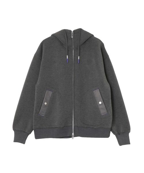 UN3Dパーカー UN3D. カーブラインジップパーカー ネイビー UN3D