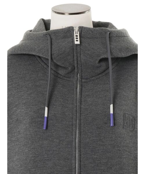 セール】FABRIC MIX WZIP HOODIE / バイカラーミックスダブルジップ
