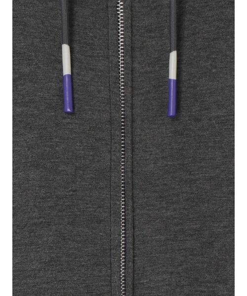 未使用✨UN3D. アンスリード 5TH ANNIV. ロゴフーディ パーカー UN3D.（アンスリード）の「FABRIC MIX WZIP HOODIE / バイカラー