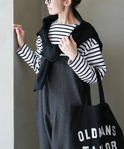 solamonat poche（ソラモナポッシェ）の「ウールサスペンダーオーバーオール（その他パンツ・レディース・ブラック/チャコールグレー/ライトグレー・2.0）」の3枚目の写真