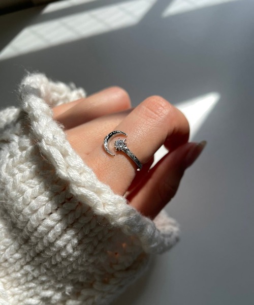 IRIEBEACH(アイリービーチ)の「sun and moon ring/【ハワイアンジュエリー】【サージカルステンレス】【金属アレルギー対応】【IRIEBEACH / アイリービーチ】つけっぱなしOK(リング・レディース・シルバー/ゴールド/ピンク・FREE)」の1枚目の写真