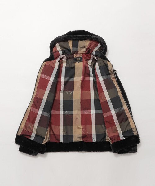 BLACK LABEL CRESTBRIDGE(ブラックレーベル・クレストブリッジ)の「【10th ANNIVERSARY】プレミアムシャギーパーカー(パーカー・メンズ・ベージュ系その他3/ブラック・L/M/XL/S)」の9枚目の写真