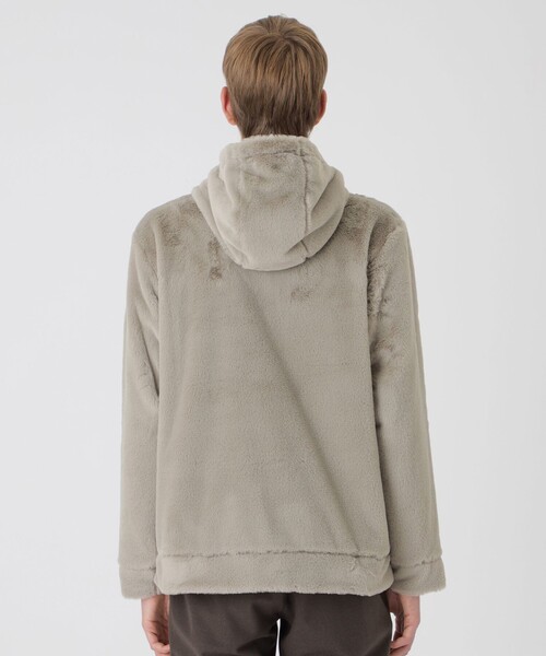 BLACK LABEL CRESTBRIDGE(ブラックレーベル・クレストブリッジ)の「【10th ANNIVERSARY】プレミアムシャギーパーカー(パーカー・メンズ・ベージュ系その他3/ブラック・L/M/XL/S)」の14枚目の写真