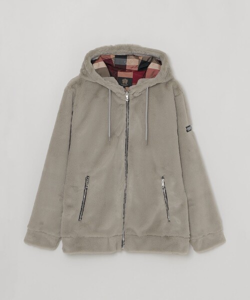 BLACK LABEL CRESTBRIDGE(ブラックレーベル・クレストブリッジ)の「【10th ANNIVERSARY】プレミアムシャギーパーカー(パーカー・メンズ・ベージュ系その他3/ブラック・L/M/XL/S)」の18枚目の写真