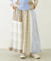 MILKFED.（ミルクフェド）の「PATCHED LONG SKIRT（スカート）」