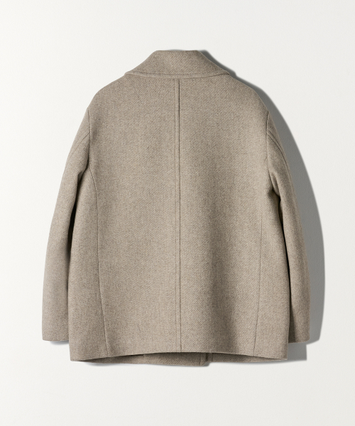 TTUDEMENT(トュードメント)の「WOOL BLENDED PEACOAT MOCHA(チェスターコート・レディース・その他・MEDIUM/SMALL)」の3枚目の写真