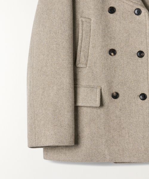 TTUDEMENT(トュードメント)の「WOOL BLENDED PEACOAT MOCHA(チェスターコート・レディース・その他・MEDIUM/SMALL)」の5枚目の写真
