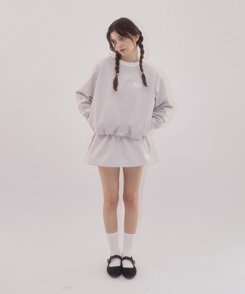 mieya mieya(ミーヤミーヤ)の「【mieya mieya】”FONDANT” NYLON PO /ナイロンプルオーバー(その他トップス・レディース・ピンク/グレー・FREE)」の15枚目の写真