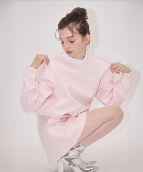 mieya mieya(ミーヤミーヤ)の「【mieya mieya】”FONDANT” NYLON PO /ナイロンプルオーバー(その他トップス・レディース・ピンク/グレー・FREE)」の20枚目の写真