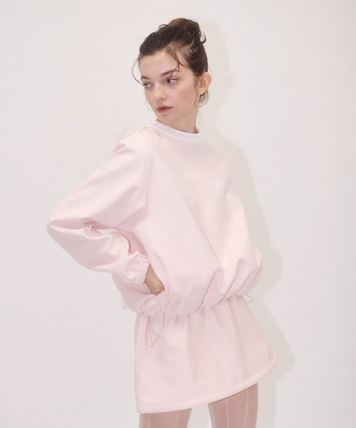 mieya mieya(ミーヤミーヤ)の「【mieya mieya】”FONDANT” NYLON PO /ナイロンプルオーバー(その他トップス・レディース・ピンク/グレー・FREE)」の21枚目の写真