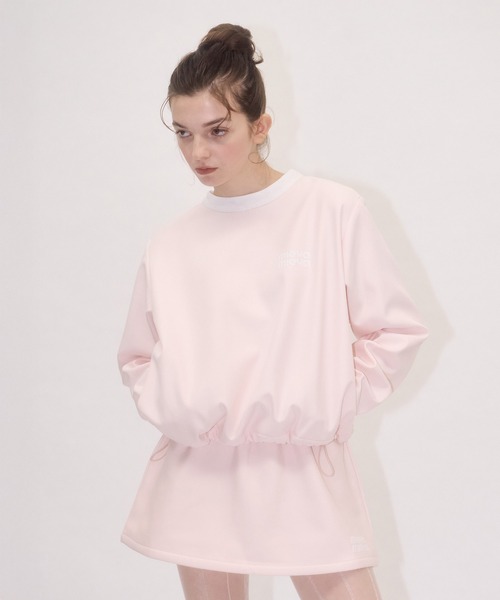 mieya mieya(ミーヤミーヤ)の「【mieya mieya】”FONDANT” NYLON PO /ナイロンプルオーバー(その他トップス・レディース・ピンク/グレー・FREE)」の22枚目の写真