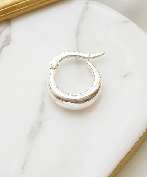 SV925】ソフトミニフープピアス（片耳）（ピアス（片耳用））｜Phoebe