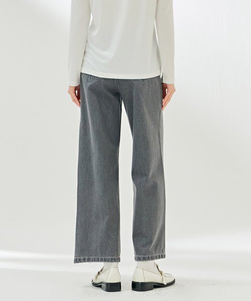 CHASECULT(チェイスカルト)の「レディース グレー ワイドデニムパンツ-DARG2365B02(デニムパンツ・レディース・ライトグレー・64/67/70)」の3枚目の写真