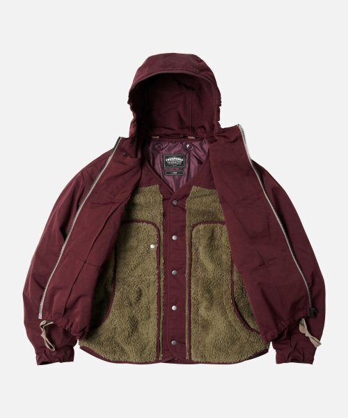 FRIZMWORKS(フリズムワークス)の「SMOCK HOODED PARKA 002 _ BURGUNDY(その他アウター・レディース・その他・SMALL/MEDIUM/LARGE/X-LARGE)」の14枚目の写真