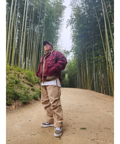 FRIZMWORKS(フリズムワークス)の「SMOCK HOODED PARKA 002 _ BURGUNDY(その他アウター・レディース・その他・SMALL/MEDIUM/LARGE/X-LARGE)」の3枚目の写真