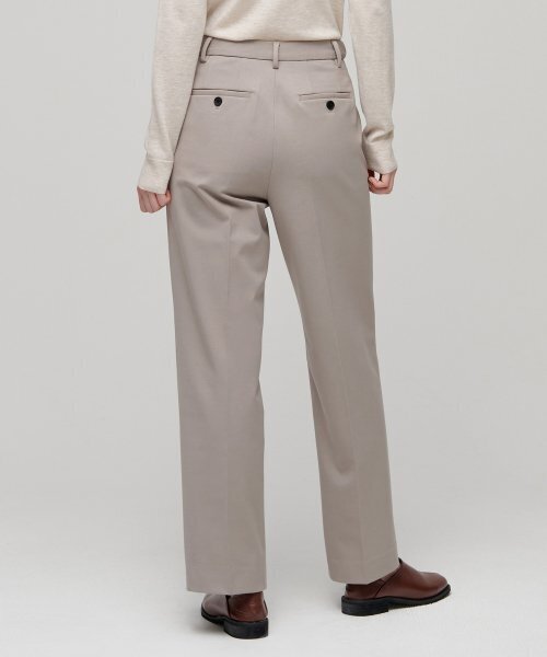 MUSINSA STANDARD WOMAN（ムシンサスタンダードウーマン）の「ウィメンズヘビーウェイト裏起毛ストレートヒドゥンバンディングスラックス[ライトベージュ]（スラックス・レディース・その他・28/32/30/31/24/25/27）」の2枚目の写真