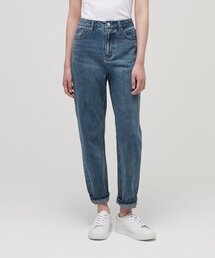 MUSINSA STANDARD WOMAN（ムシンサスタンダードウーマン）の「WOMENS MOM FIT DENIM PANTS_MEDIUM INDIGO（デニムパンツ）」