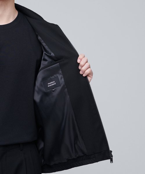 MUSINSA STANDARD（ムシンサスタンダード）の「ミニマルフライトジャケット[ブラック]（ブルゾン・メンズ・その他・MEDIUM/LARGE/X-LARGE/XX-LARGE）」の11枚目の写真