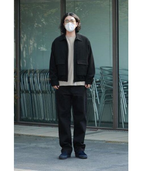 MUSINSA STANDARD（ムシンサスタンダード）の「ミニマルフライトジャケット[ブラック]（ブルゾン・メンズ・その他・MEDIUM/LARGE/X-LARGE/XX-LARGE）」の14枚目の写真